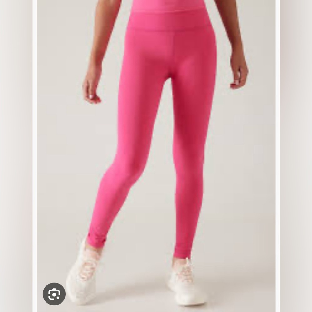 EUC Athleta Girl High Rise Powervita Chit Chat Tight